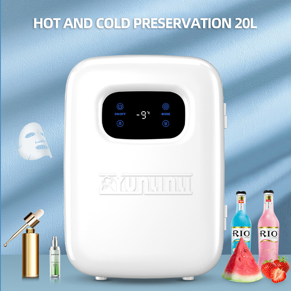 Beauty Makeup Fridge - Lodówka samochodowa 20L Przenośna mini wielofunkcyjna