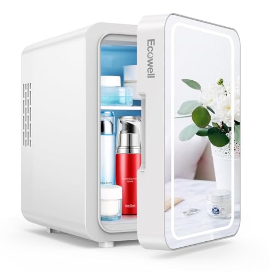 Beauty Makeup Fridge - Mini Lodówka Kosmetyczna 4L/6Puszek z Lustrem