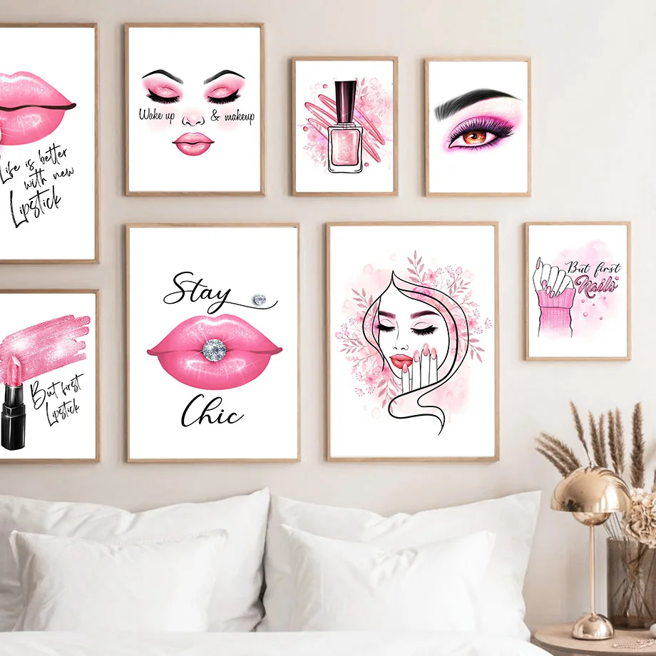 J Beauty Makeup - Modny makijaż lakier do paznokci szminka