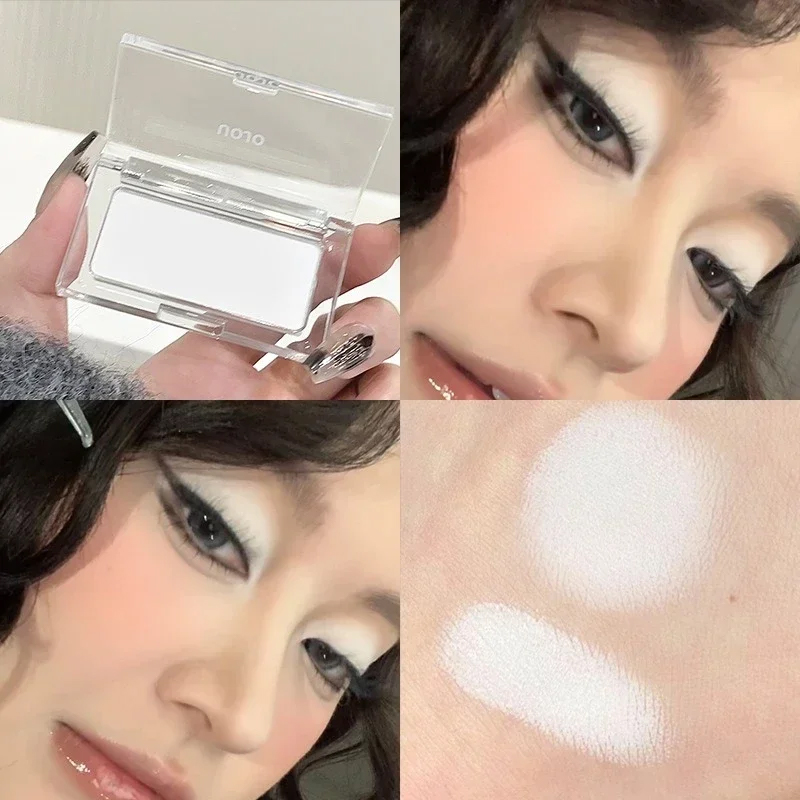 Highlighter Bronzer Palette - Długotrwała Matowa Biała Paleta Rozświetlaczy Rozjaśniająca