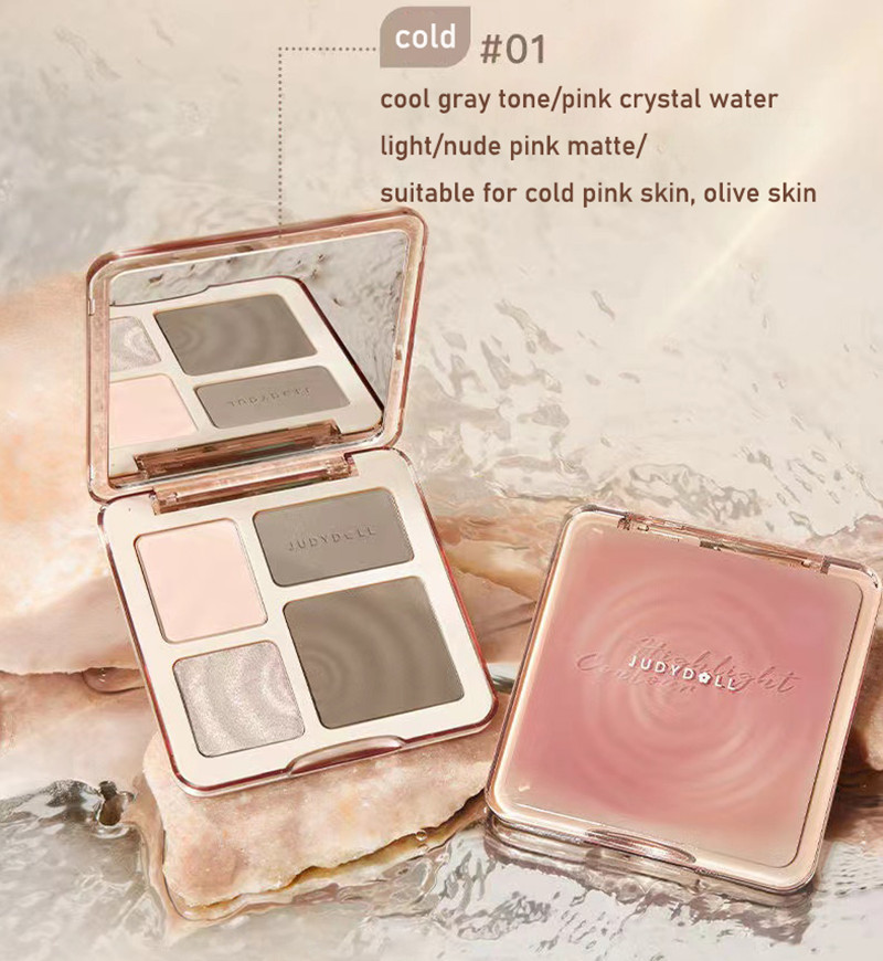 JUDYDOLL Wodoodporny zestaw ko – Highlighter Bronzer Palette recenzja i cena