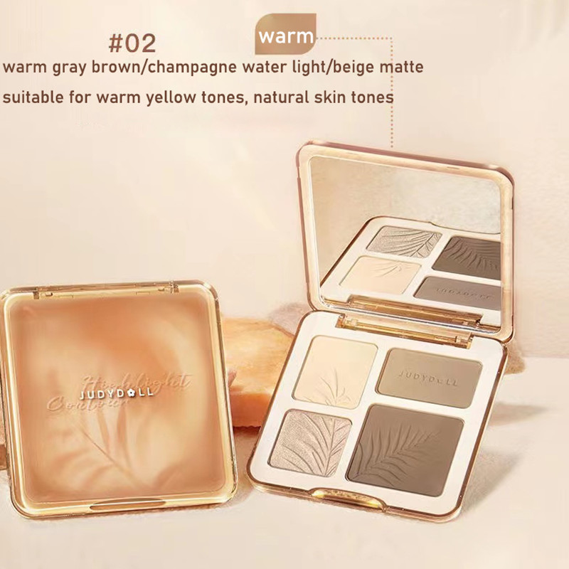JUDYDOLL Wodoodporny zestaw ko – Highlighter Bronzer Palette recenzja i cena