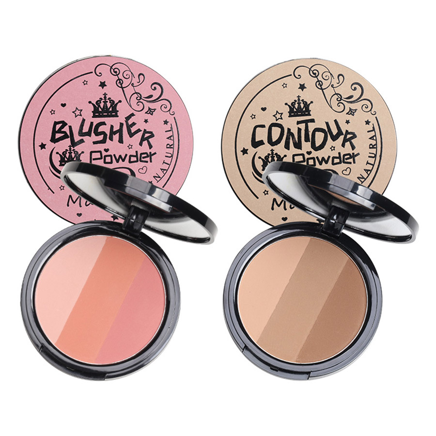3 w1 trzy kolory pudry taca do – Highlighter Bronzer Palette recenzja i cena