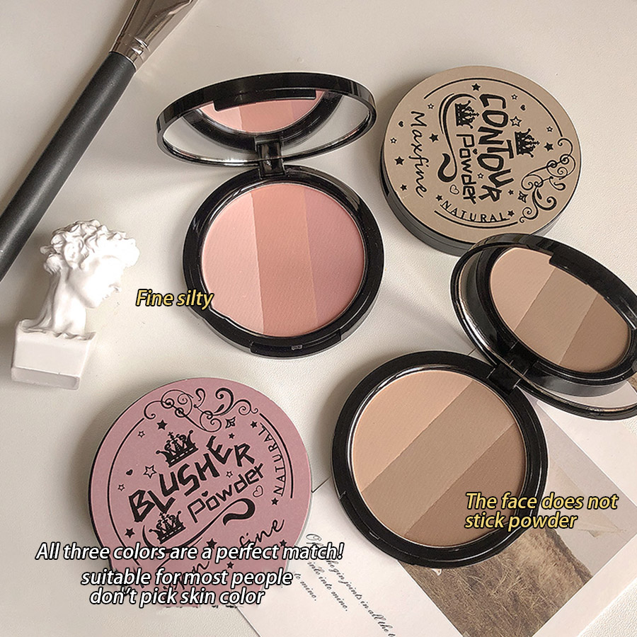 3 w1 trzy kolory pudry taca do – Highlighter Bronzer Palette recenzja i cena