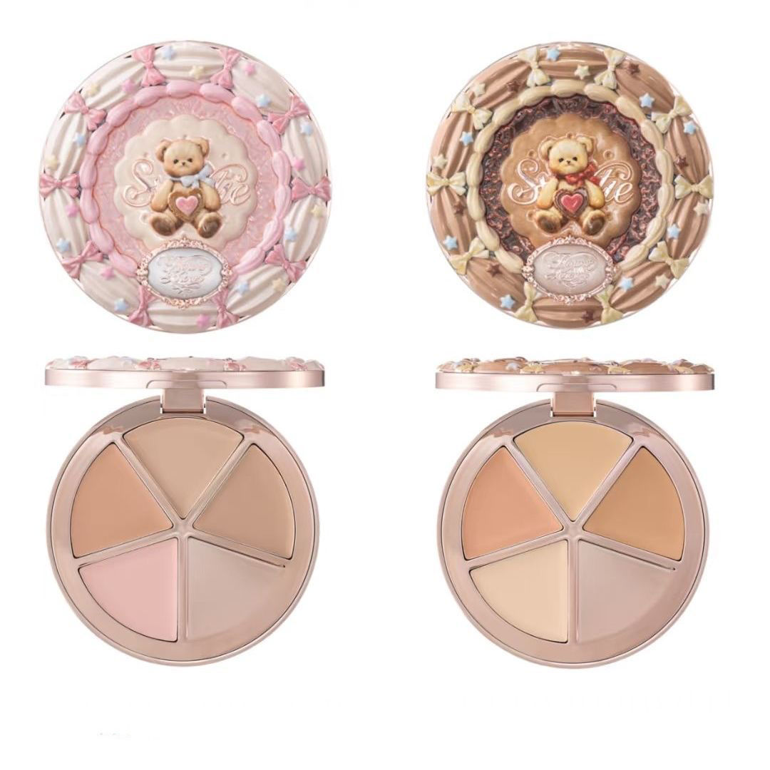 FLOWER KNOWS THE SWEETIE BEAR  – Highlighter Bronzer Palette recenzja i cena