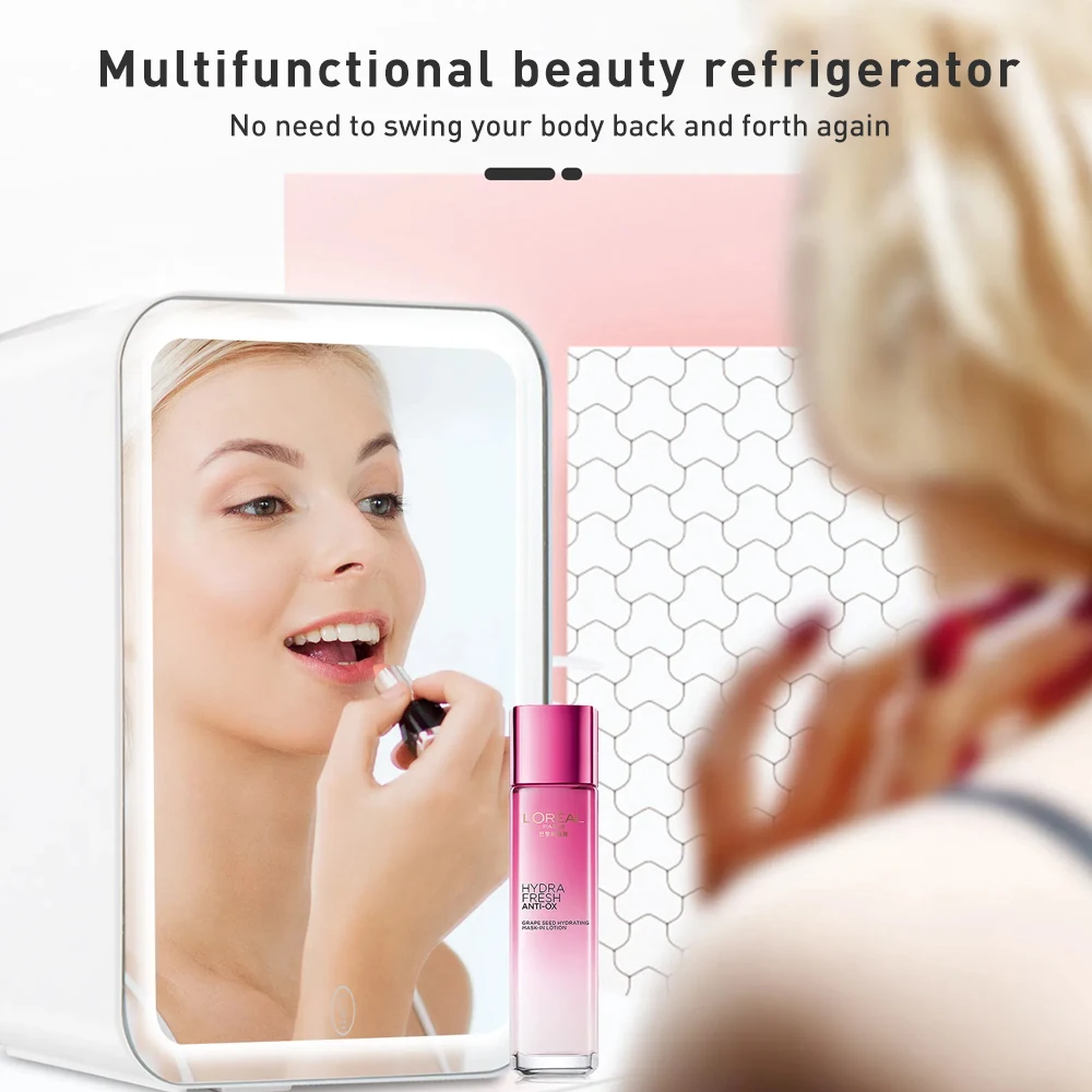 Mini lodówka kosmetyczna 4L z  – Beauty Makeup Fridge recenzja i cena