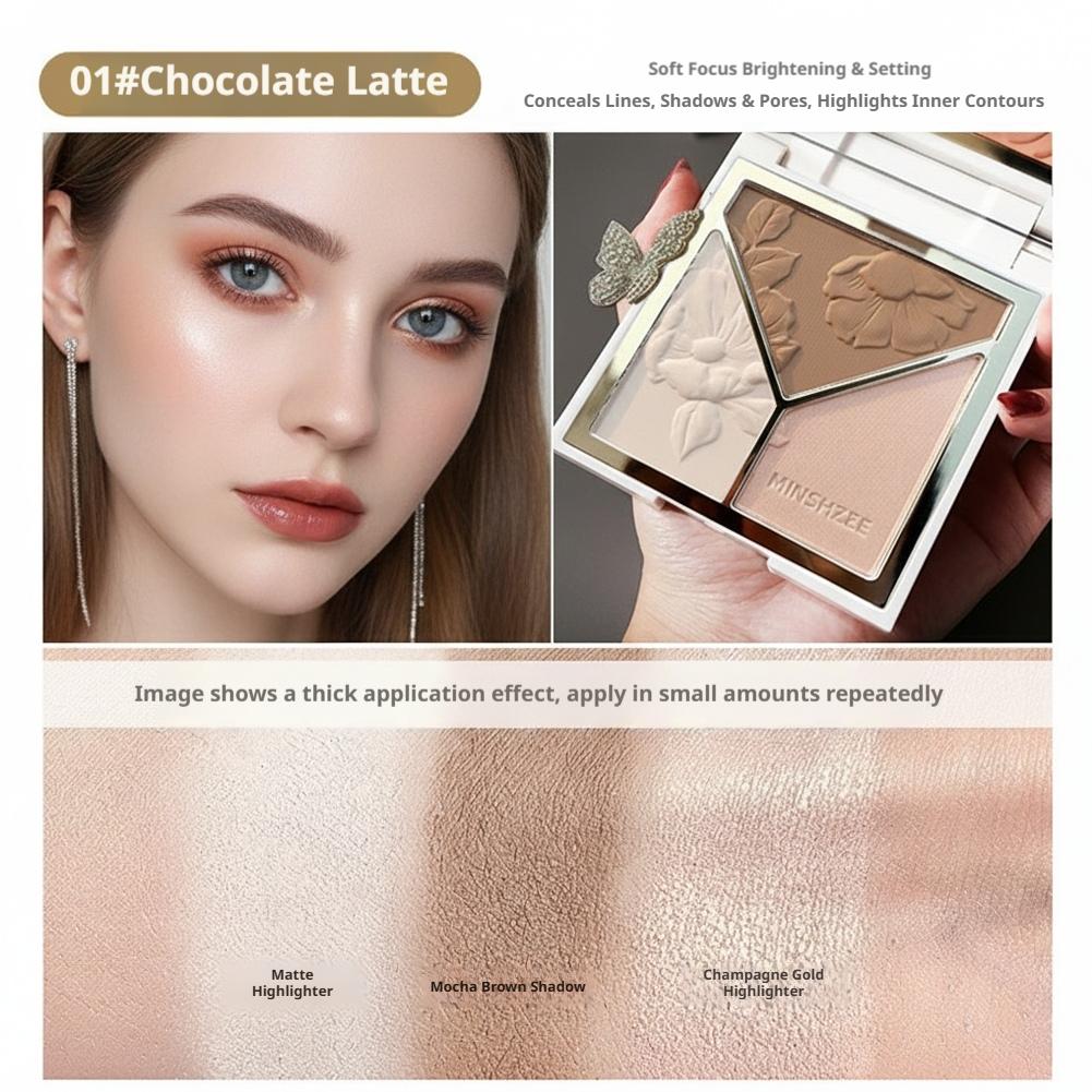 Paleta do makijażu 3 w 1: rozś – Highlighter Bronzer Palette recenzja i cena