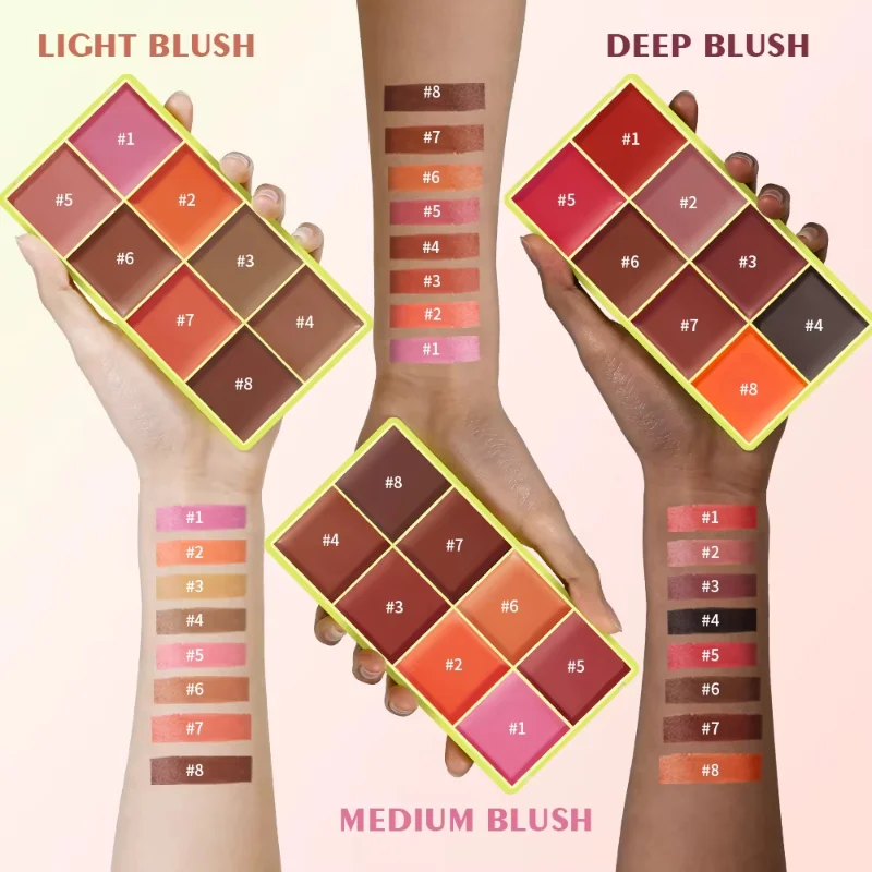 Krem do brwi, kremowy róż, kre – Highlighter Bronzer Palette recenzja i cena