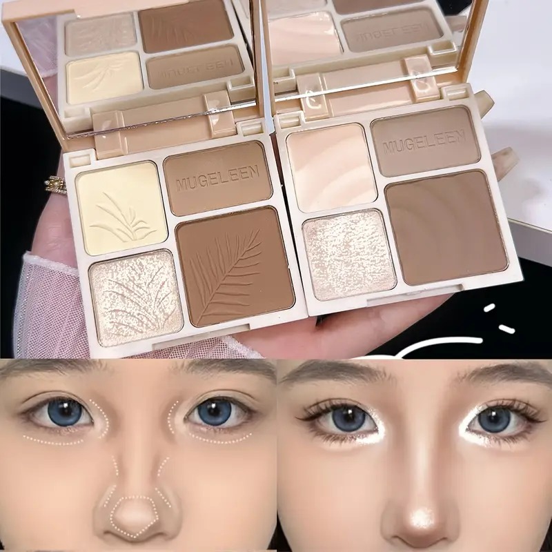 Cztery kolory podkreślająca i  – Highlighter Bronzer Palette recenzja i cena
