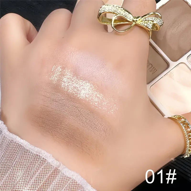 Cztery kolory podkreślająca i  – Highlighter Bronzer Palette recenzja i cena