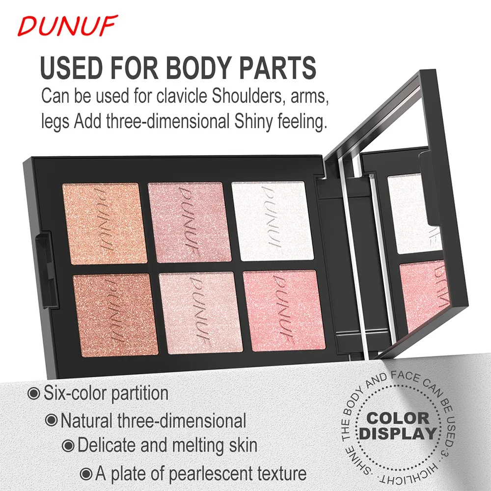 Paleta rozświetlaczy 6 kolorów – Highlighter Bronzer Palette recenzja i cena